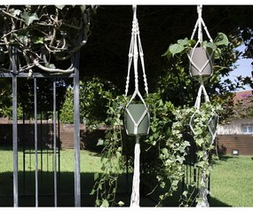 Tekstylny system do zawieszenia doniczki ø 10 cm (wysokość 120 cm) Macramé – Artevasi