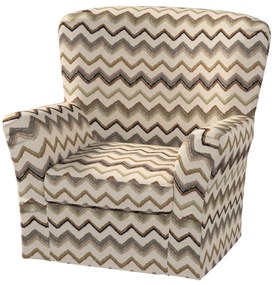 Pokrowiec na fotel Tomelilla wysoki z zakładkami