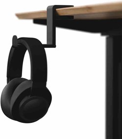 LVN System Uchwyt na słuchawki Hook obrotowy Czarny