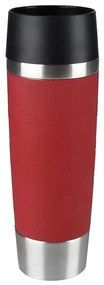 Tefal - Kubek podróżny 500 ml TRAVEL MUG stal nierdzewna/czerwony