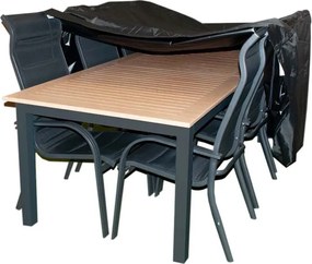 Doppler Pokrowiec ochronny na stół 220x100 cm + 6 krzeseł Miami