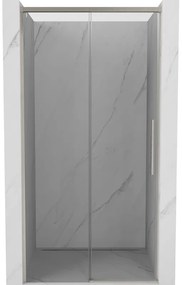 Mexen Rox drzwi prysznicowe rozsuwane 100 cm, transparent, nikiel szczotkowany - 8C2-100-000-97-00