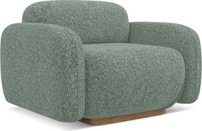 Jasnozielony fotel Ailani – Makamii