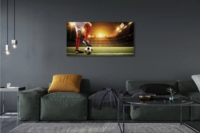 Zdjęcie na płótnie Kontrola Piłki Na Stadionie