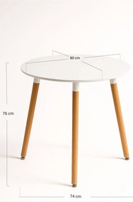 Okrgy stó Tower 80 cm