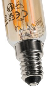 Zestaw 5 Żarówka LED E14 z możliwością ściemniania, złoto, T25, 4W, 250lm, 2200K