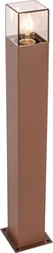 Lampa zewnętrzna 70 cm rdzawo-brązowa z kolcem gruntowym i przepustnicą kablową - Denmark