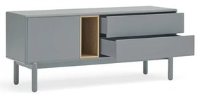 Niebieska/szara szafka pod TV 140x56 cm Corvo – Teulat