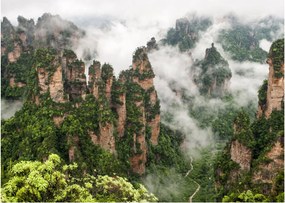 Obraz na szkle - Zhangjiajie National Park, Chiny (70x50 cm)