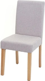 Krzesło do jadalni Littau,  kremowo-beżowy, jasne nogi