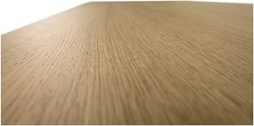 Rozkładany stół z dodatkowym blatem w dekorze dębu 90x180 cm Curved – Woodman