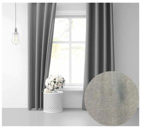 Szara zasłona półzaciemniająca 250x100 cm – Mila Home
