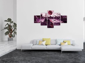 Obraz - Zaczarowana wioska (125x70 cm)