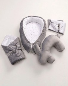 Rożek Velvet Nest Premium gray
