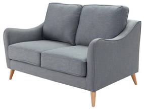 Sofa Venuste denim blue/brown 2-os.