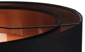 Lampa wisząca DOUBLE BLACK 40 miedziana/czarna BPS KONCEPT