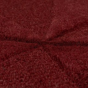 Bordowy wełniany dywan tkany ręcznie 120x170 cm Shard Red – Flair Rugs
