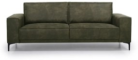 Zielona sofa z imitacji skóry 224 cm Copenhagen – Scandic