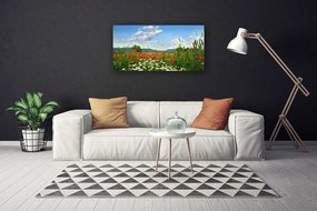 Obraz Canvas Łąka Kwiaty Natura Roślina