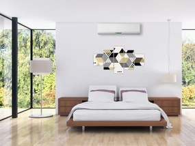 Obraz - Kształty geometryczne N⁰1 (125x70 cm)