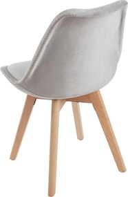 Zestaw 4 Krzese Synk Aksamitne