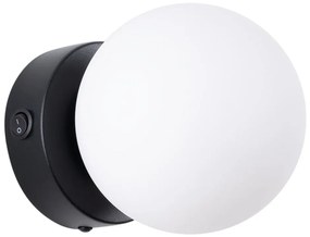 Czarno-biały kinkiet Blaze – Nice Lamps