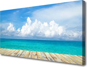 Duży obraz na płótnie Molo prowadzące w Nieznane