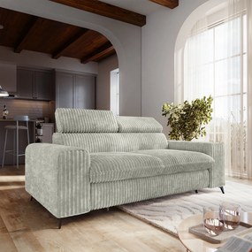 Masseno Sofa BENETE z funkcją spania - Jasnoszary - TILIA 83