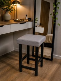 Taboret Klasyk 45cm Stołek Loft Eko-skóra D22