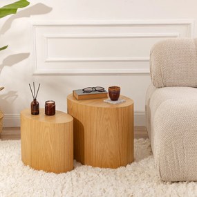 Stół składany Elipse Set Oak, 2 szt.