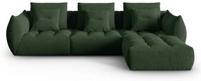 Ciemnozielony narożnik (strona zmienna) Bloom – Micadoni Home