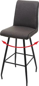 Obrotowy stołek barowy MCW-H72,