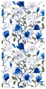 Tapeta - Niebieskie magnolie
