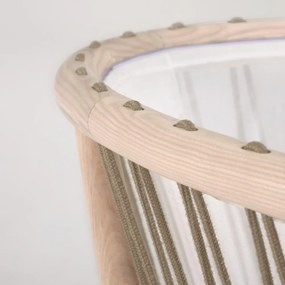 Naturalne łóżeczko dziecięce Kave Home Leonela, 40x75 cm