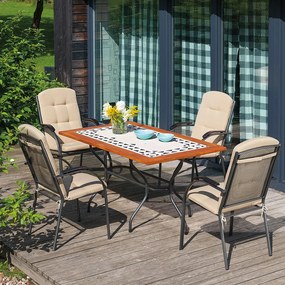 Stół ogrodowy Como 160 x 90 cm PATIO