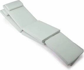 Zestaw 2 poduszek do leżaka ogrodowych FLORENTINE - j. szara