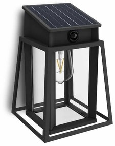 Philips Lysin UltraEfficient solarna oprawa LED zczujnikiem, czarna, 3,2 W, 500 lm, 4000 K