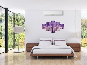 Obraz - Jeleń w magicznym lesie (125x70 cm)