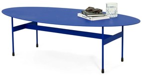 Niebieski metalowy stolik 39x120 cm Mira – Spinder Design