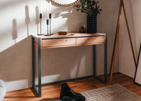 Konsola w stylu industrialnym z szufladami Denver