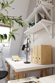 Lampa biurkowa RING czarna SOLLUX  LIGHTING