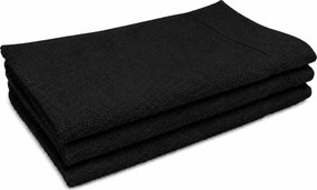 Ręcznik Classic mały czarny 30x50 cm, 100% bawełna