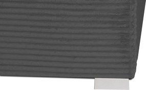 Łóżko LUCI 120x200 cm Czarny Bez materaca