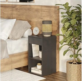 Stolik nocny antracyt 35x35x65 dany