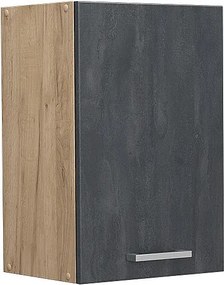 Szafka ścienna czarny beton 40x31x60 r-line