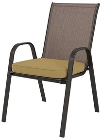Zewnętrzna poduszka na krzesło VIREON 44x45 cm, beżowa