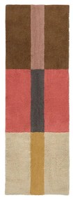 Wełniany chodnik tkany ręcznie 80x230 cm Chroma Spiced Coral – Lorena Canals