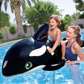 Materac/Dmuchana duża Orka do pływania 203x102 cm BESTWAY