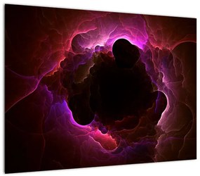 Obraz - abstrakcja chmur (70x50 cm)