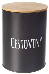 Orion Pojemnik blaszany na makaron BLACK